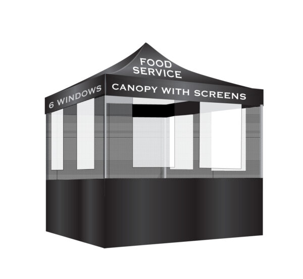 Food Service Wall - W/Graphics